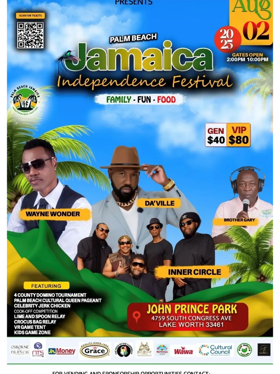 Palm Beach Jammin Fest 2025 (Jamaica Independence)