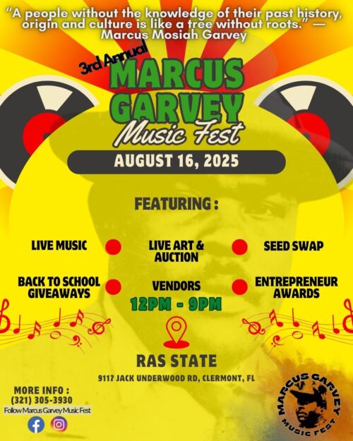 3rd Annual – Marcus Garvey Music Fest